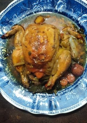 Una foto de Pollo al tequila y la huerta las correa y doña chole