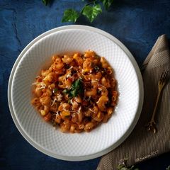 A picture of Cheese Masala Macaroni Pasta.