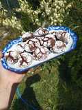 Biscuiți crăpați umpluți cu cocos