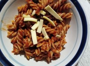 Una foto de Pasta a la puttanesca