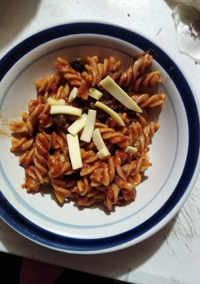Una foto de Pasta a la puttanesca