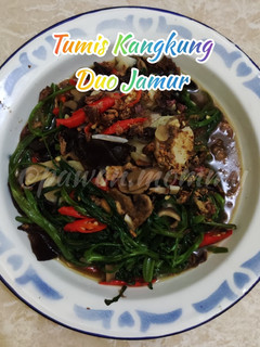 Foto resep Tumis Kangkung Duo Jamur