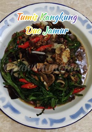 Foto resep Tumis Kangkung Duo Jamur