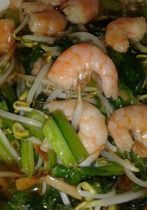 Foto resep Udang Pokcoy
