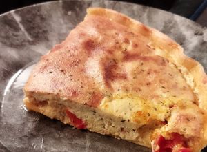 Une photo de Tarte à la brousse aux tomates cerises
