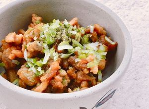 Hình của món Thịt Băm Rang Miso.