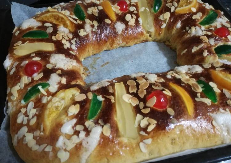 Roscón de Reyes fácil en panificadora ✌️👑