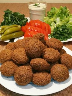 صورة لوصفة الفلافل المحضرة في المنزل