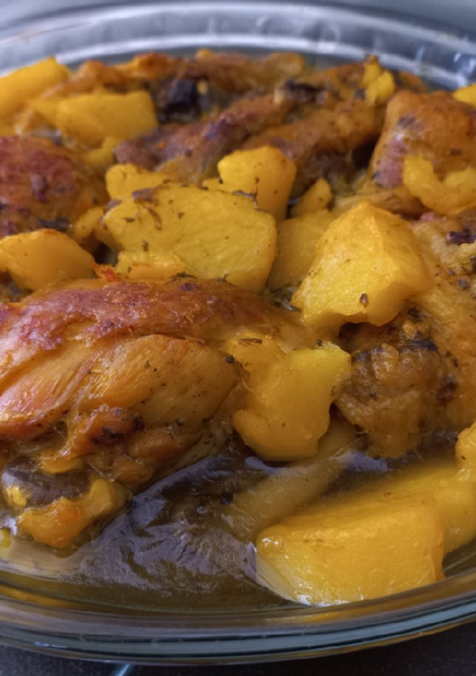 Una foto de Pollo Marroquí... en olla GM