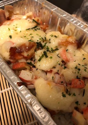 Foto resep Salmon Kani Mentai