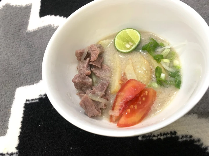 Langkah Gampang Membuat Resep Soto Betawi (Daging Sapi) yang Menggugah Selera Anti Ribet, Uenak Banget
