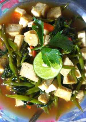 Foto resep 02. Kangkung Saus Tiram