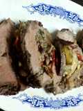 Carne rellena de vegetales y algo más 😉