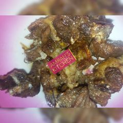 A picture of Fried meat.