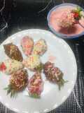 Fresas cubiertas de Chocolate tres sabores