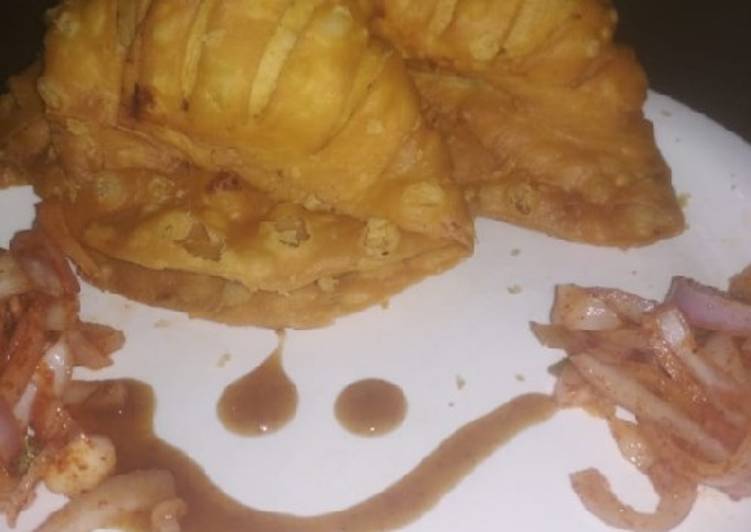 Strips Potato Samosa