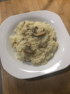 Una foto de Risotto de champiñones