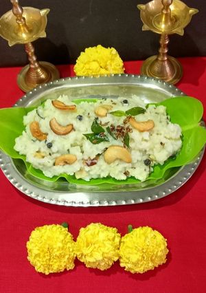 A picture of Khara Pongal.
