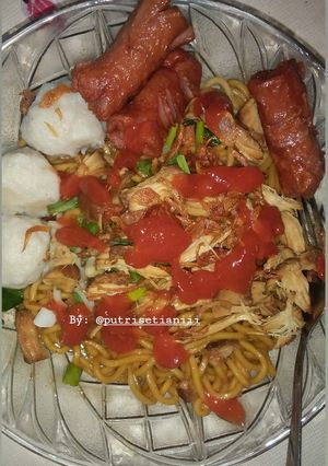 Foto resep Mie yamin semur homemade