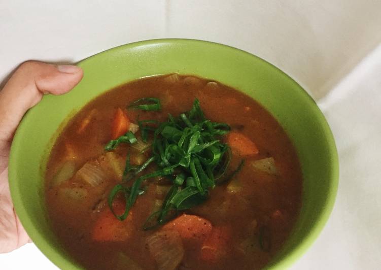 Resep: Di RumahJapanese Curry - Vegan