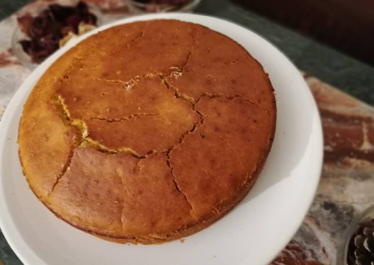 Torta con farina di riso senza uova