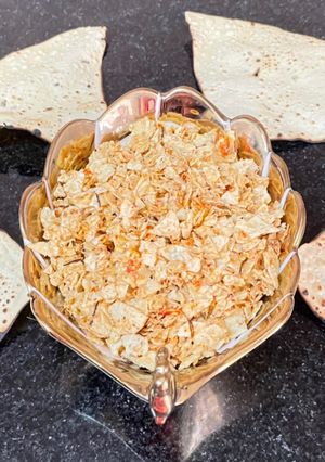 पापड़ की चूरी (papad ki churi recipe in hindi) रेसिपी मुख्य फोटो