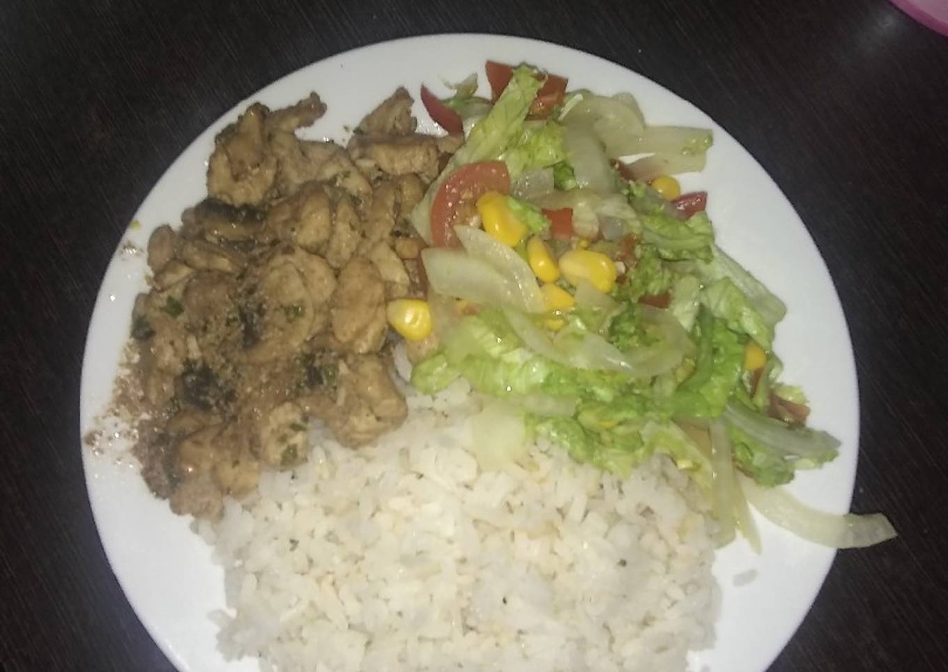 Lomo con champiñones