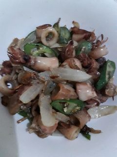Foto resep Cumi asin cabe ijo