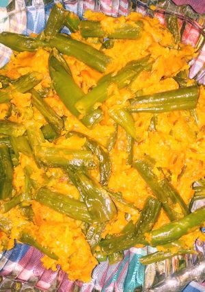 বিন্স ও বেসন মিক্সড মাসালা (beans and besan mixed masala recipe in Bengali) রেসিপির প্রধান ছবি