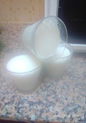صورة لوصفة دانون اوياغورت او زبادي في 4 ساعات