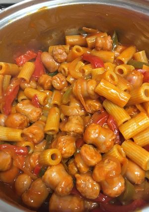 Una foto de Pasta para los enamorados