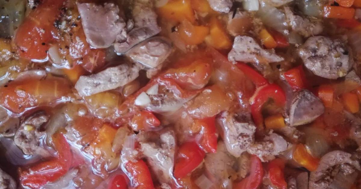 Рецепт Кур Печени Фото