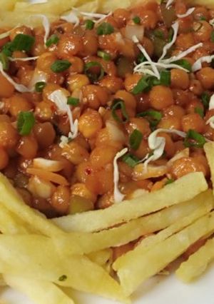 A picture of Special Chinese chana Chaat.