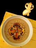 Crema de champiñones {baja en calorías}