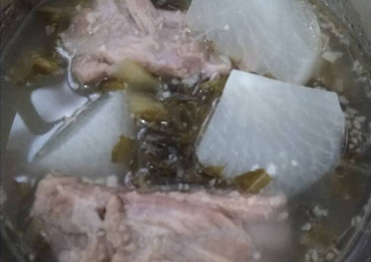 Resep Sup bakut lobak putih (non halal), Sempurna