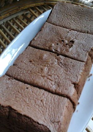 Foto resep Condensed chocolate milk cotton cake