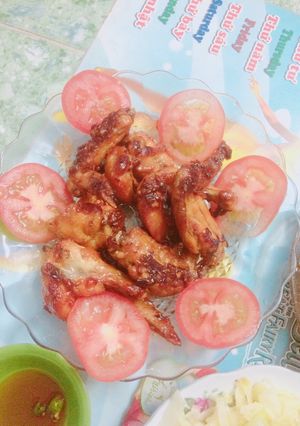 Hình của món Cánh gà chiên nước mắm.