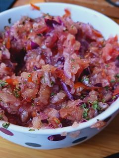 Una foto de Pico de gallo
