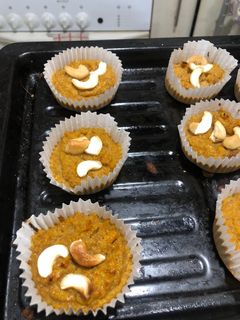 Una foto de Muffins paleo de calabaza y coco