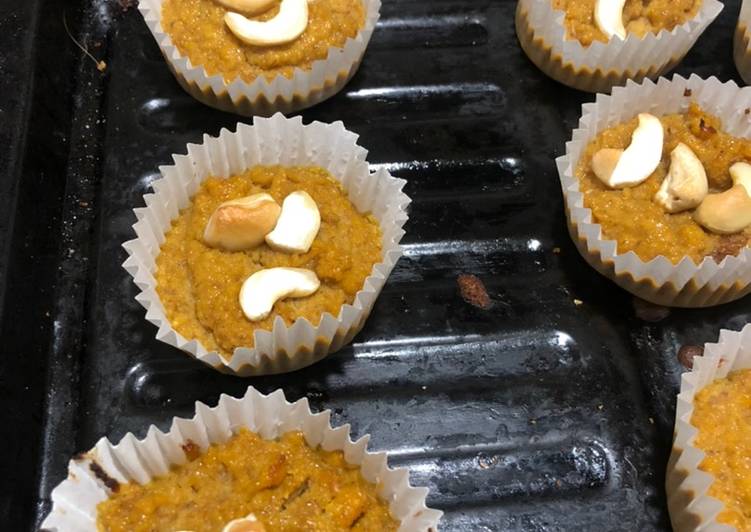 Muffins paleo de calabaza y coco