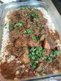 Estofado de carne con arroz
