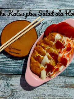 Foto resep Tahu Katsu plus Salad ala Hokben