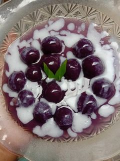 Foto resep Bubur candil ubi ungu