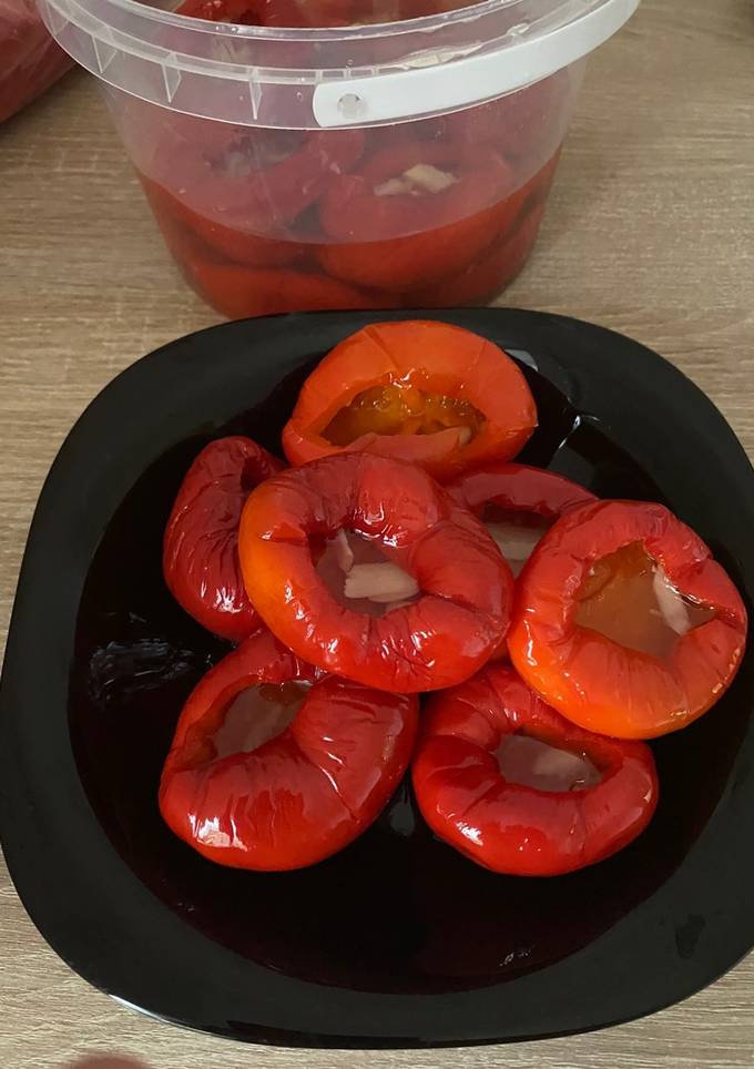 Перець з часником швидкомаринований