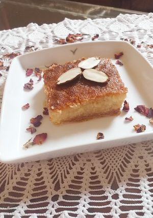 صورة لوصفة قلب اللوز باللبن