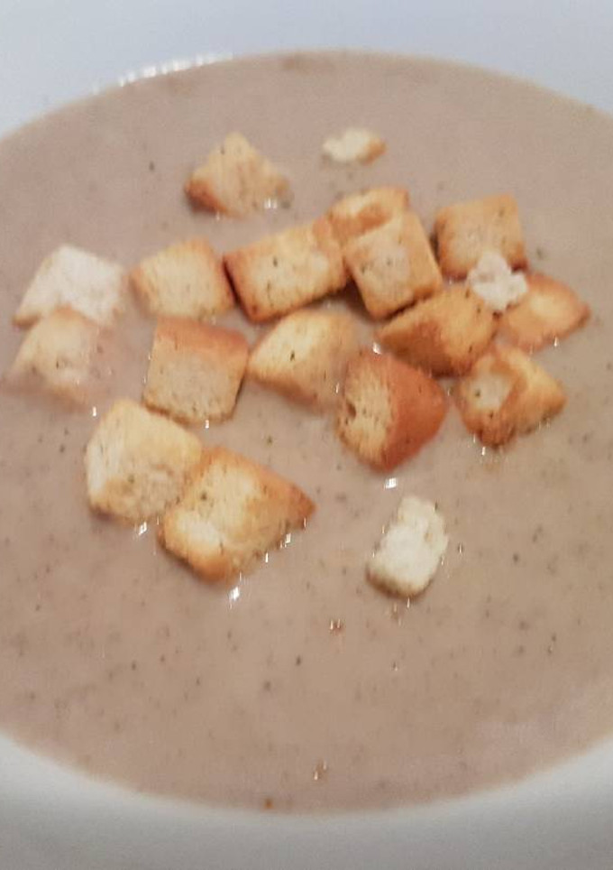 Una foto de Crema de Champiñones