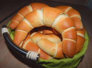 Kelesztés nélküli kifli recept fotója
