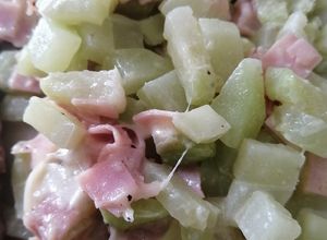 Una foto de Chayotes con Crema