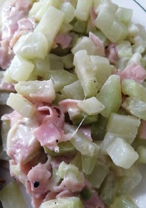 Una foto de Chayotes con Crema