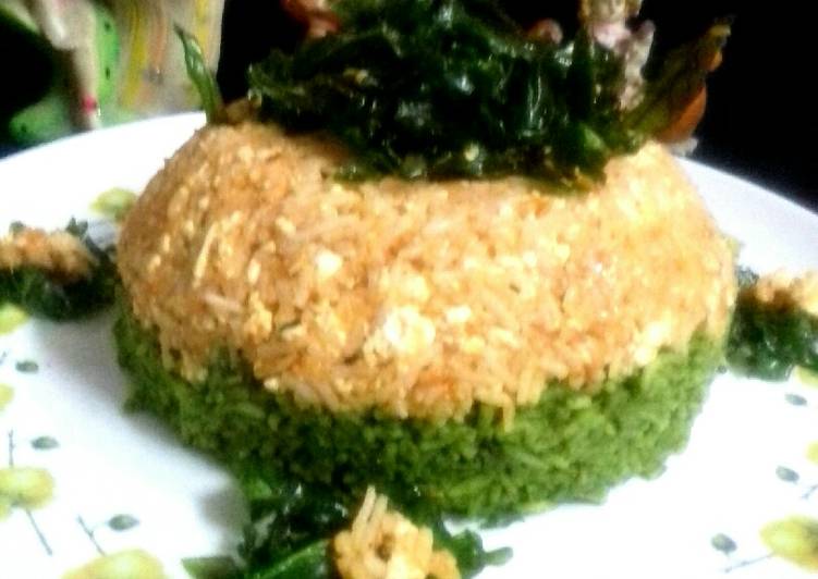 Spinach Paneer Fried Rice